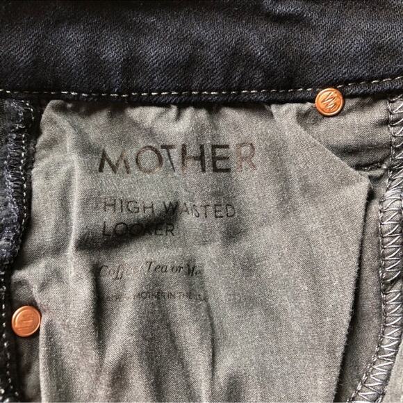 MOTHER high waisted looker in coffee, tea or me size 27 - Picture 4 of 6